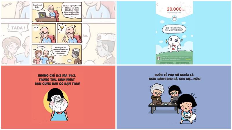Mấy anh có thể quên ngày sinh nhật, nhưng ngày 8/3 đừng dại mà quên!