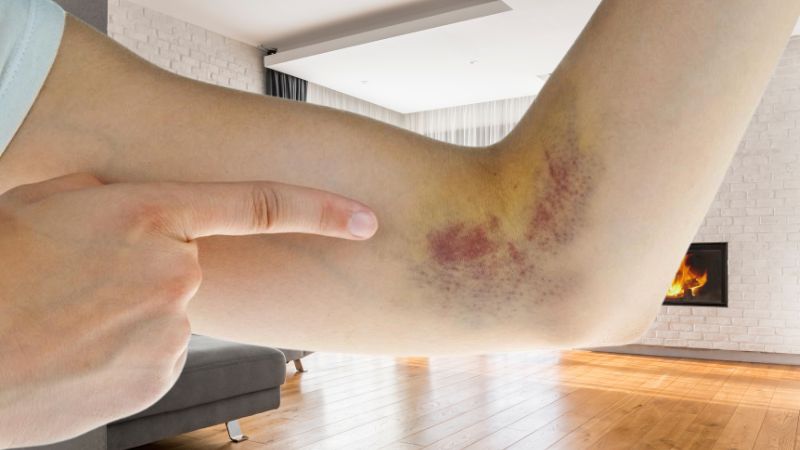 Cách xử trí nếu xuất hiện vết bầm tím sau hiến máu