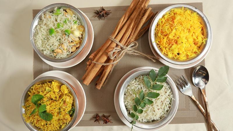 Món cơm Ấn tại nhà hàng Namaste Hanoi