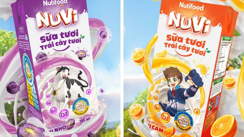 Sữa trái cây Nuvi