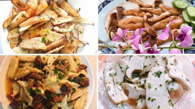 Các món ăn ngon từ nấm hoàng đế