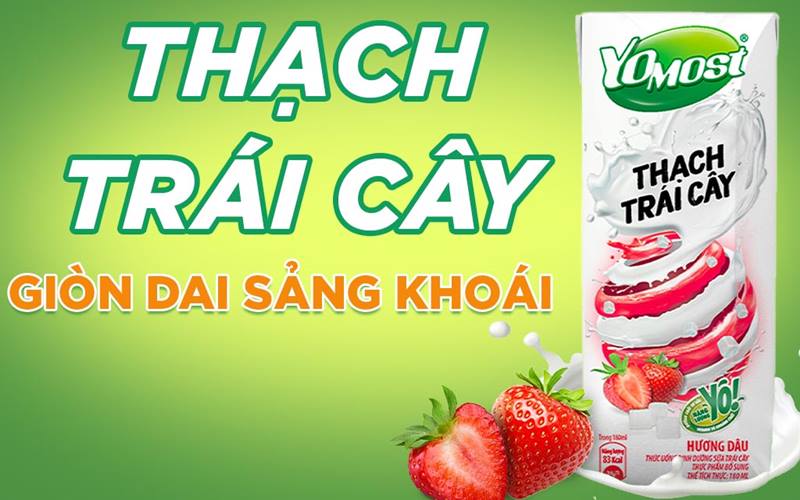 Sữa trái cây YoMost hương dâu