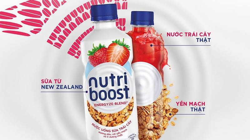 Sữa trái cây Nutriboost hương dâu