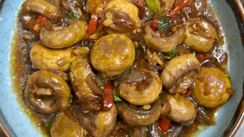 Nấm mỡ kho tương