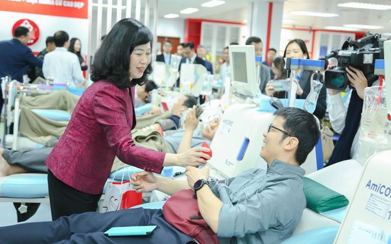 Hiến máu không ảnh hưởng đến hiệu quả của vắc xin