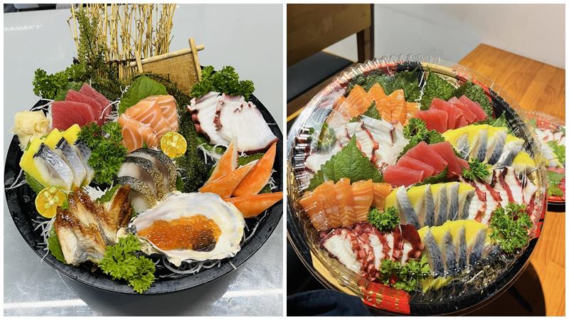 Các món sashimi tại Sushi 81