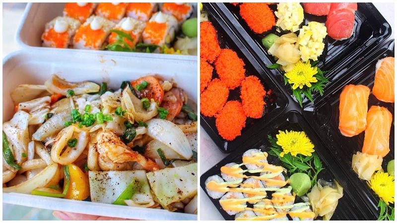 Thắm Sushi tuy chỉ bán mang đi nhưng món ăn luôn đảm bảo chất lượng