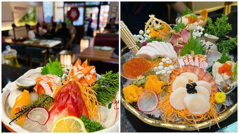 Các món sushi tại Sushi Sakura Các món sushi tại Sushi Sakura