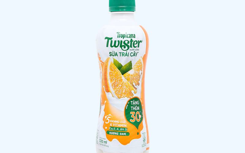 Sữa trái cây Twister hương cam