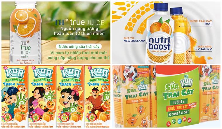 Top 6 sữa trái cây vị cam ngon nhất, bổ dưỡng nhất