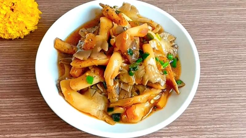 Cách nấu nấm bào ngư kho