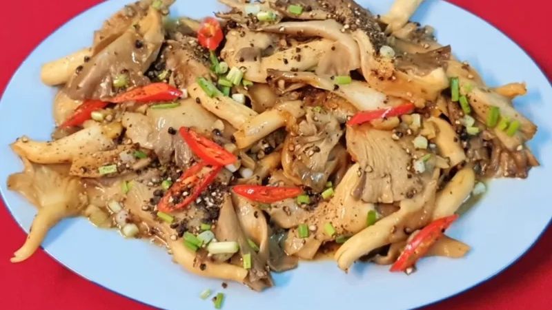 Nấm bào ngư xào chay