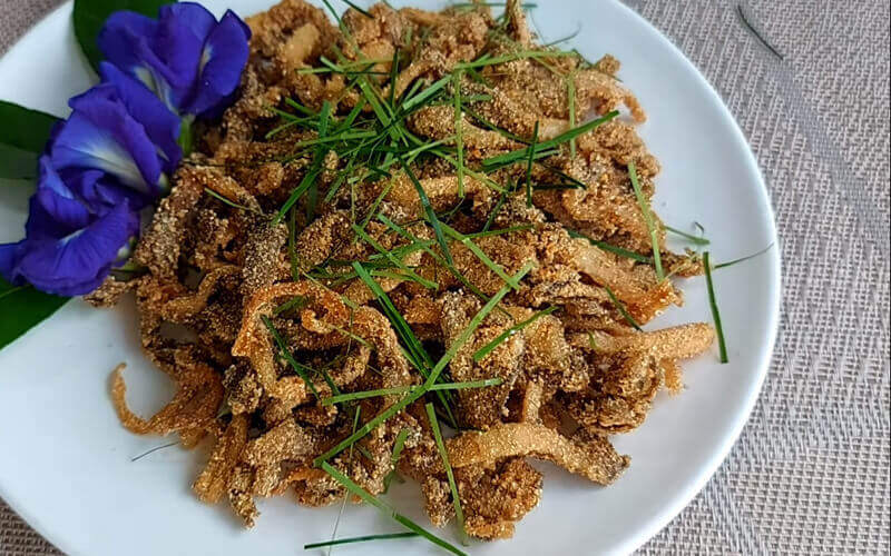 Nấm bào ngư rang thính