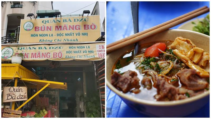 Bún Măng Bò Bà Dzú