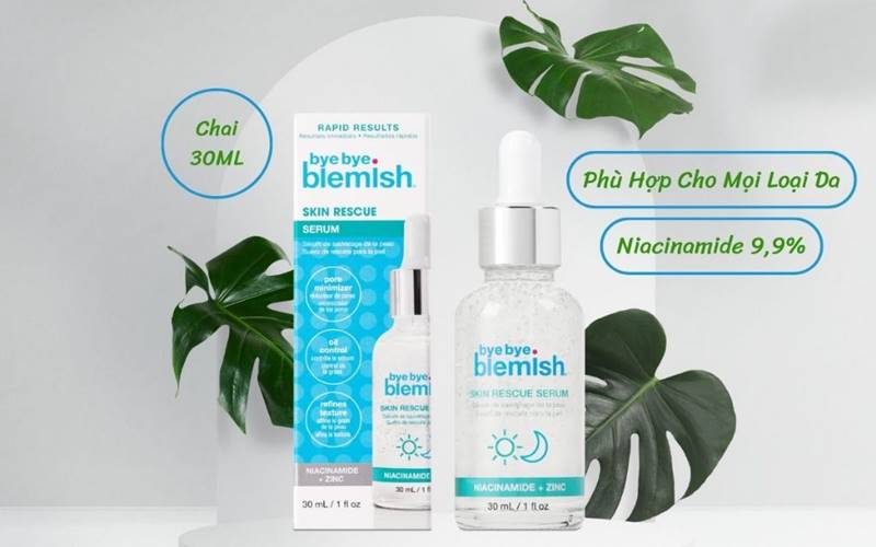 Tinh chất 9,9 % Niacinamide Bye Bye Blemish Skin Rescue Serum Tinh chất 9,9 % Niacinamide Bye Bye Blemish Skin Rescue Serum