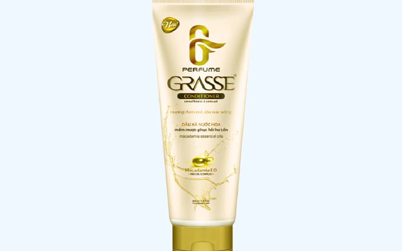Dầu xả nước hoa Grasse phục hồi hư tổn dưỡng tóc mềm mượt
