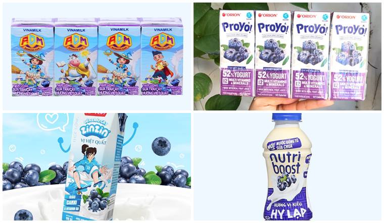 Top 6 sữa việt quất giúp bạn khỏe đẹp mỗi ngày