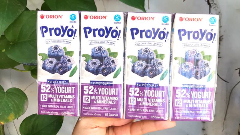 Sữa chua uống Orion ProYo vị việt quất