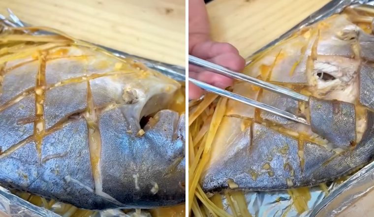 Cách làm cá chim nướng giấy bạc đơn giản mà ngon