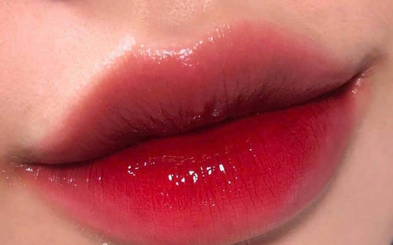 Son màu đỏ cherry Romand Juicy Lasting Tint 12
