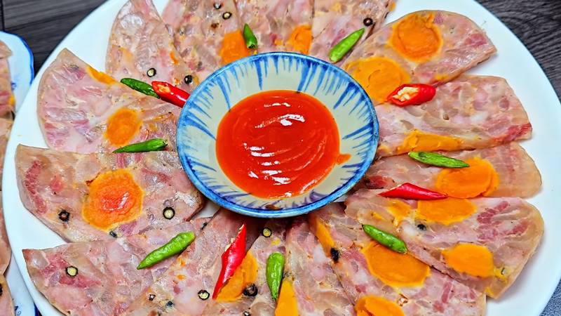 món pate bong bóng trứng muối