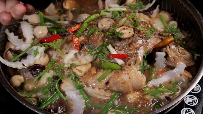 Cá rô phi chưng tương
