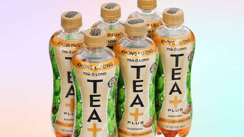 Trà olong Tea Plus không đường