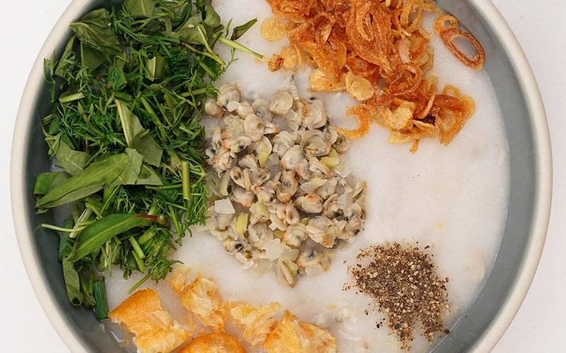 Cháo hến bổ máu, ngăn ngừa thiếu máu