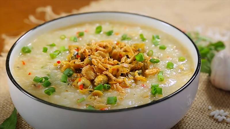 Giá trị dinh dưỡng của cháo hến