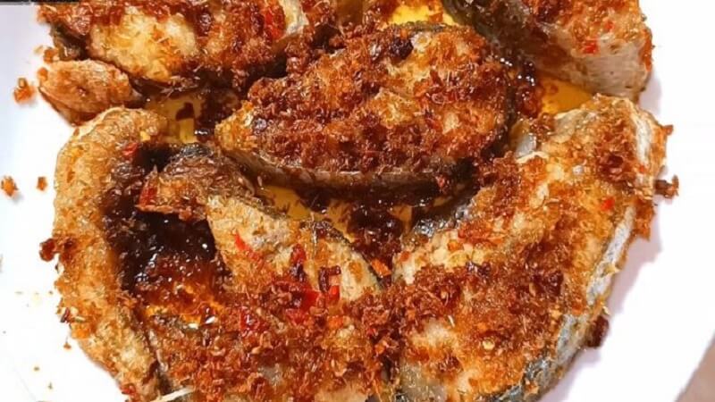 Cá basa chiên sả ớt Cá basa chiên sả ớt