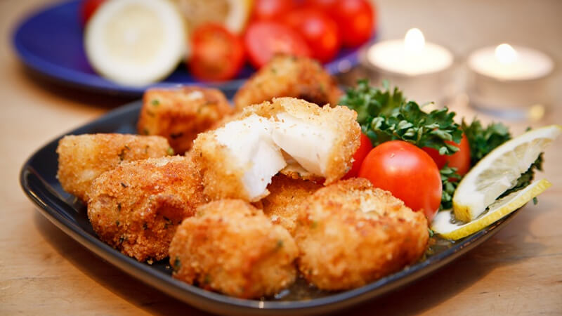 Cá basa chiên xù Cá basa chiên xù