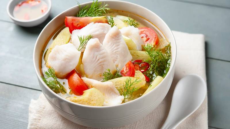 Canh chua cá basa Canh chua cá basa