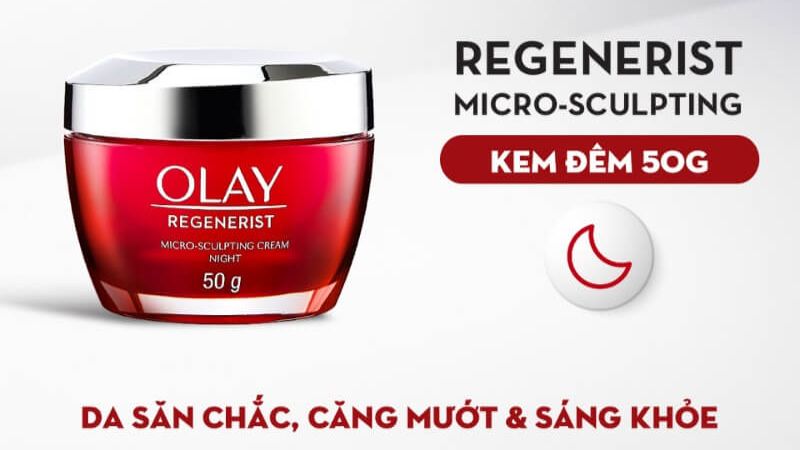Kem dưỡng Olay Regenerist Micro-Sculpting Cream Night