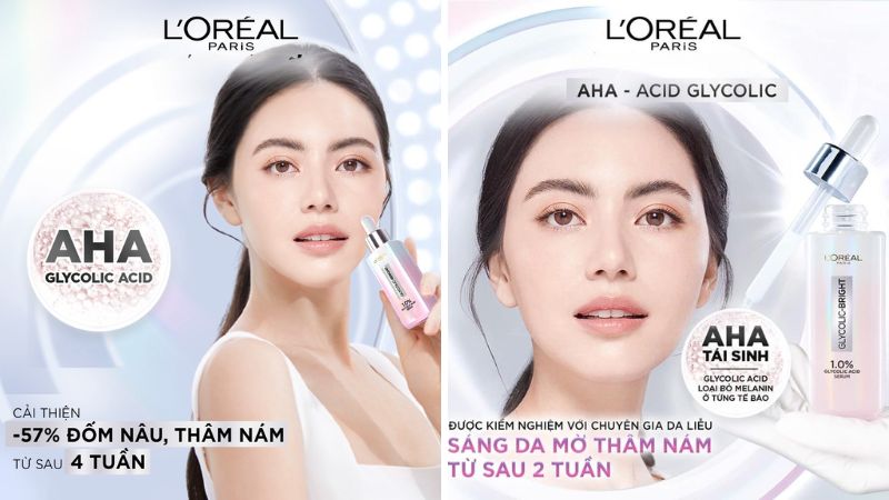 Tác dụng của serum L'Oréal Glycolic-Bright 1.0% Glycolic Acid