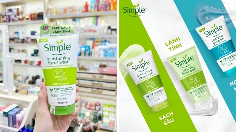 Các câu hỏi thường gặp về sữa rửa mặt Simple cho da khô