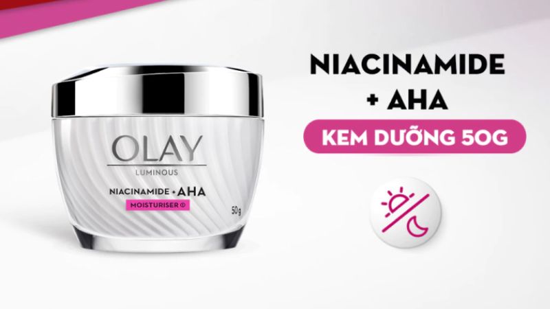 Các câu hỏi thường gặp về kem dưỡng Olay Niacinamide + AHA tái tạo & ngừa lão hóa