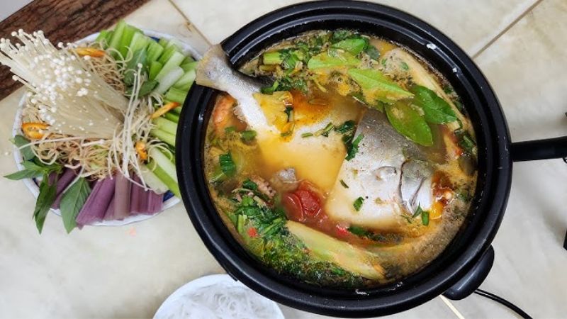 món lẩu cá chim