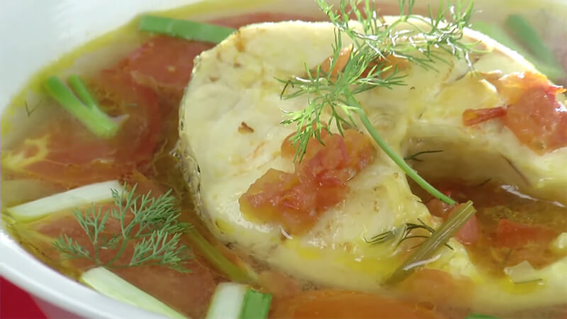 Canh cá lóc nấu mẻ