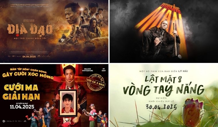 Phim rạp tháng 4/2025: Lật Mặt 8 cùng loạt bom tấn hứa hẹn oanh tạc dịp lễ