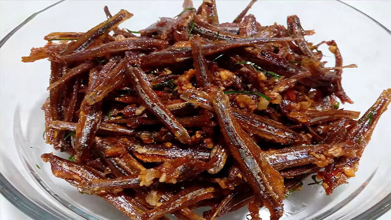 Khô cá cơm rang chua ngọt