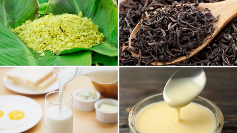 Nguyên liệu làm trà sữa cốm non