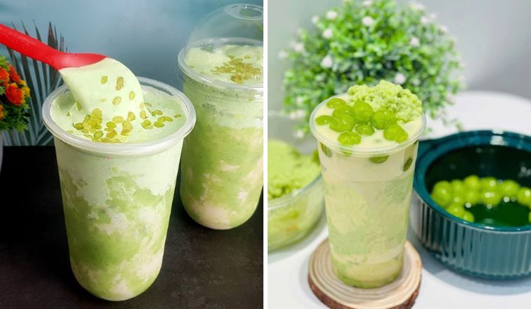 Cách làm trà sữa cốm non thơm dẻo, siêu ngon tại nhà