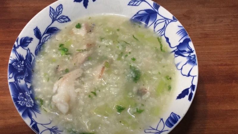 Món cháo cá lóc nấu bầu Món cháo cá lóc nấu bầu