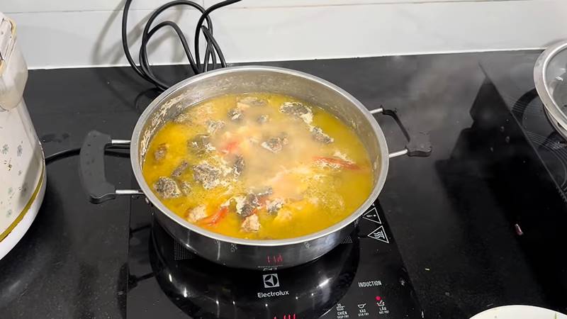 Thành phẩm cá lóc nấu ám