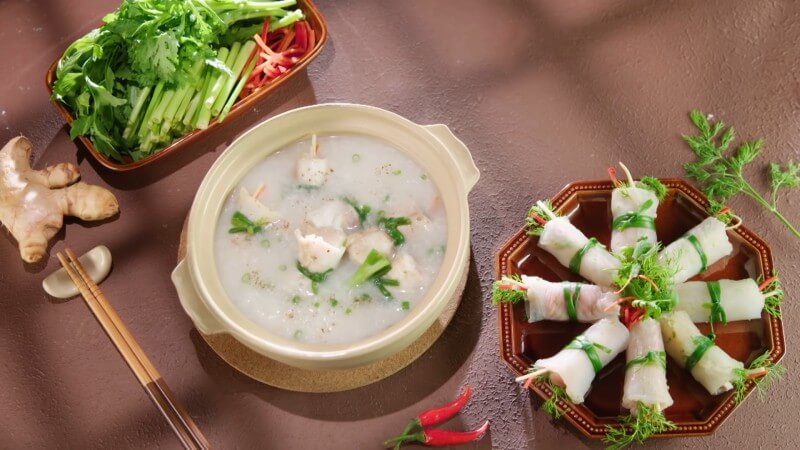 Lẩu cháo cá lóc