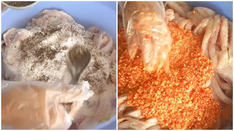 Ướp gia vị khô cá