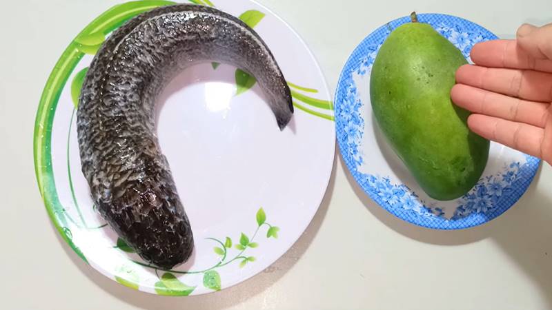 Nguyên liệu làm món cá lóc sốt Thái