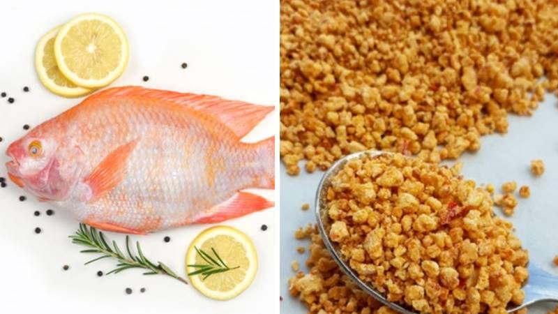 Nguyên liệu làm món cá diêu hồng nướng muối ớt