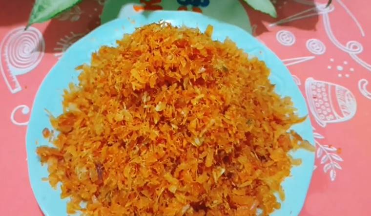 Khéo tay làm chà bông khô cá lóc vô cùng đơn giản