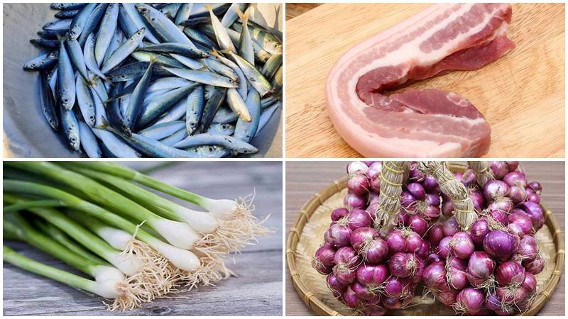 Nguyên liệu làm món cá nục kho keo